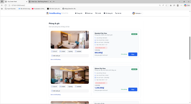 Website quản lý và thuê phòng khách sạn với chức năng cơ bản quản lý và chatbot, thanh toán paypal - Image 11